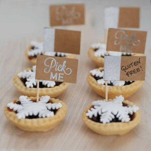 Festive Silver Foiled Mince Pie Sticks – Christmas Metallics