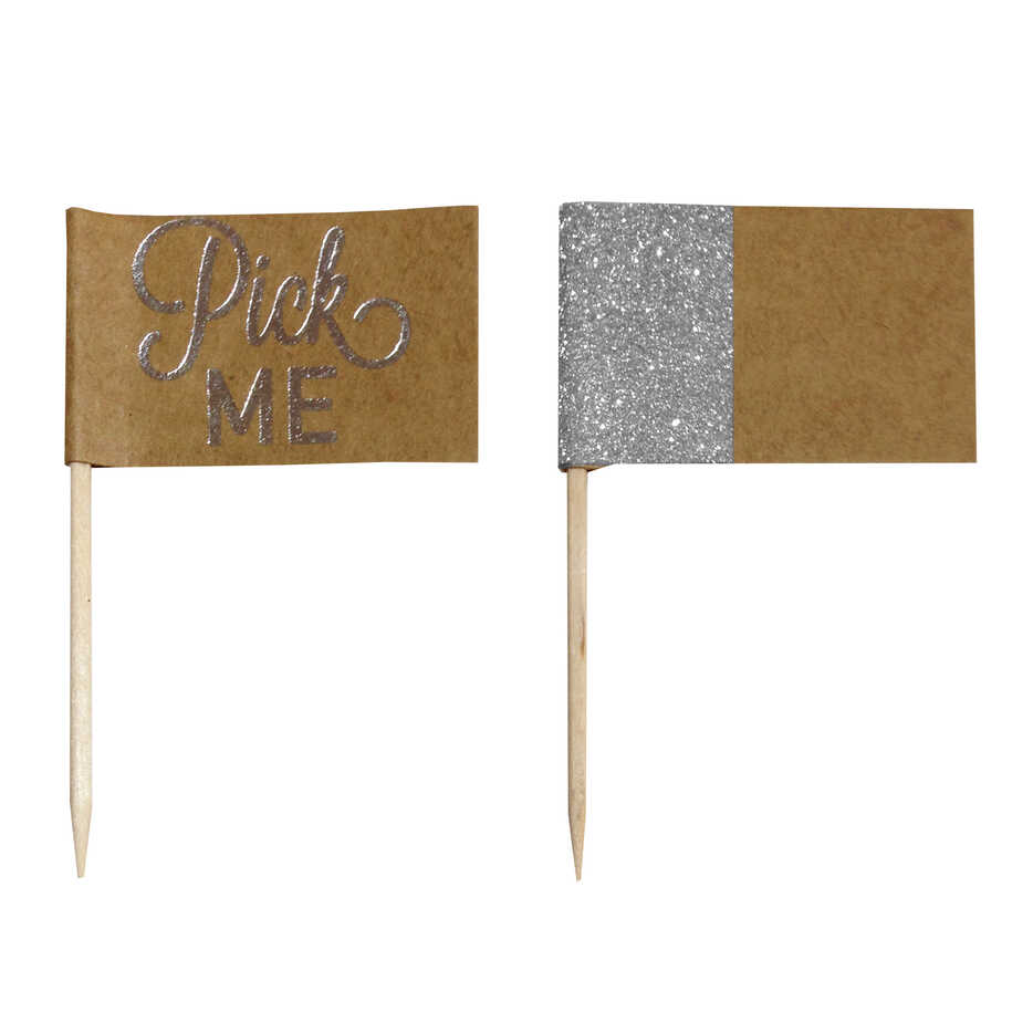 Festive Silver Foiled Mince Pie Sticks - Christmas Metallics - Image 3