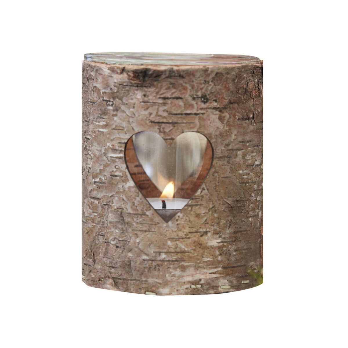 Heart Wooden Tealight Candle Holder - Image 2