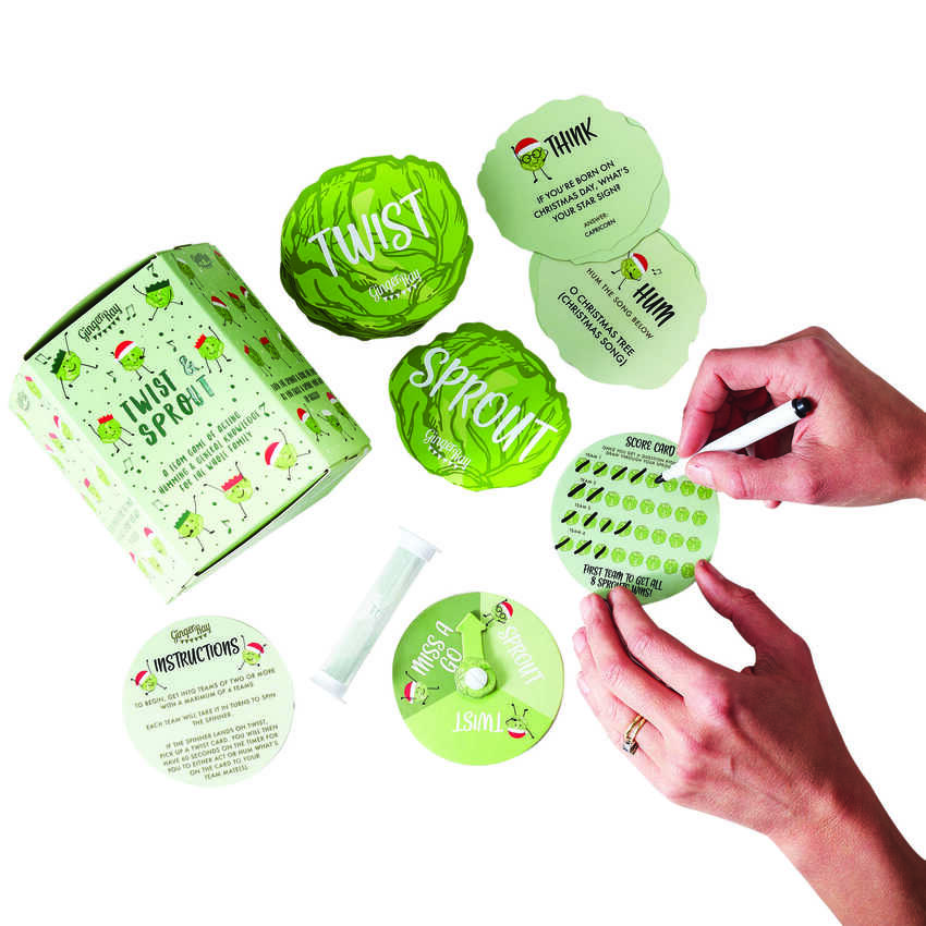 Twist & Sprout Christmas Family Party Game - Ginger Games - Image 2