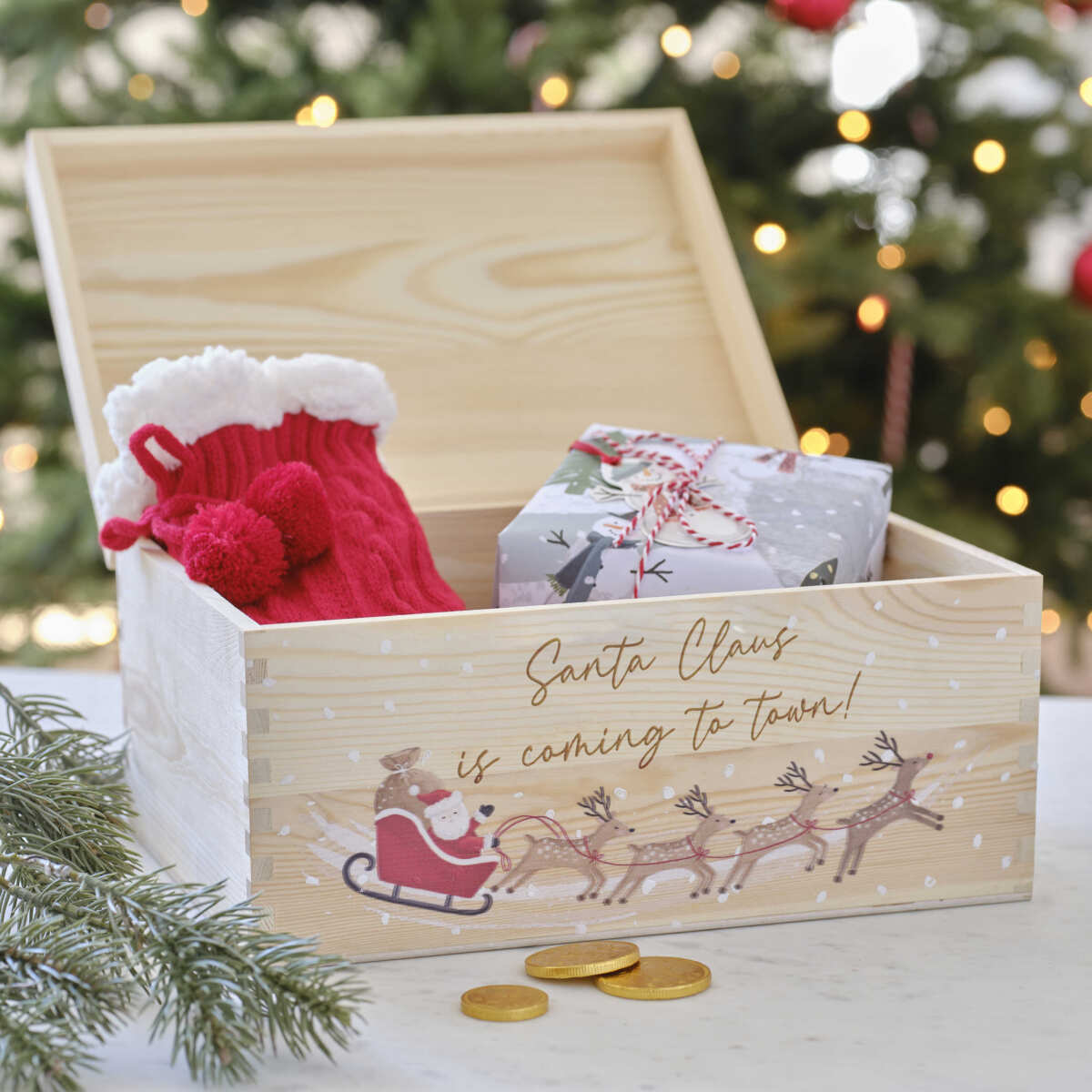 Customisable Wooden Christmas Eve Box - Image 3