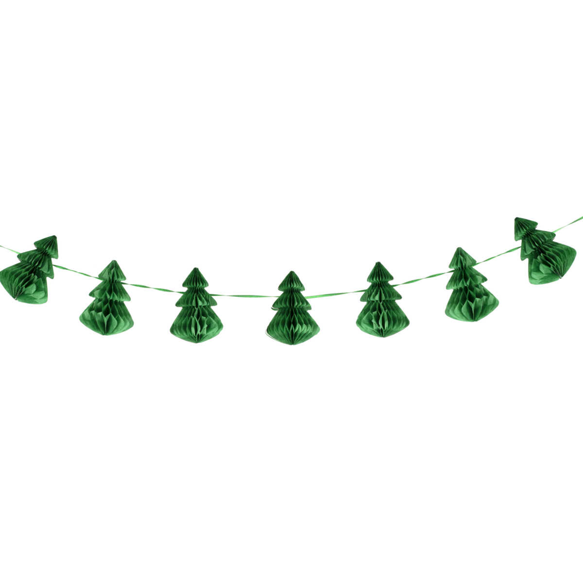 Green Honeycomb Christmas Decorations - Image 2