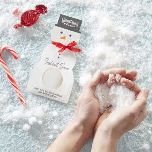 Snowman Shape Instant Snow – Novelty Christmas
