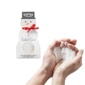 Snowman Shape Instant Snow – Novelty Christmas
