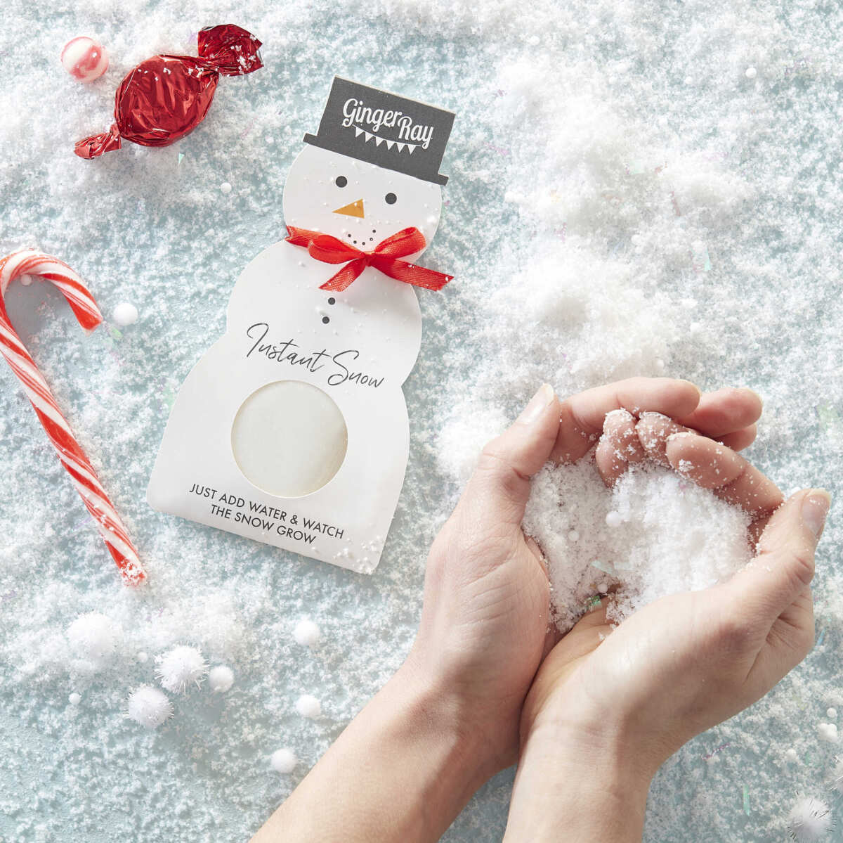 Snowman Shape Instant Snow - Novelty Christmas