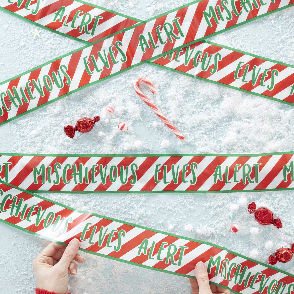Elf Caution Tape - Novelty Christmas - Image 2