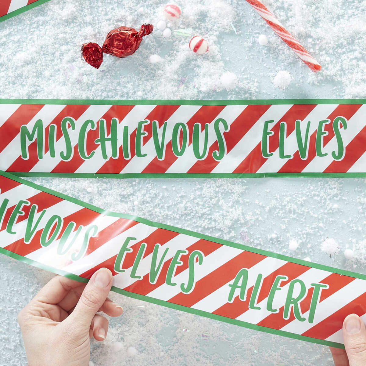 Elf Caution Tape - Novelty Christmas - Image 3