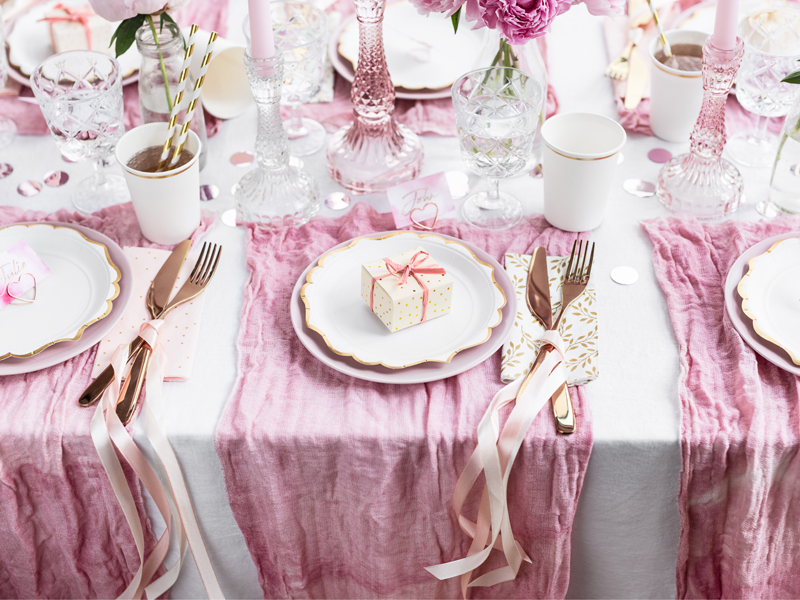Place card holders Hearts, rose gold, 2.5 cm - Image 2