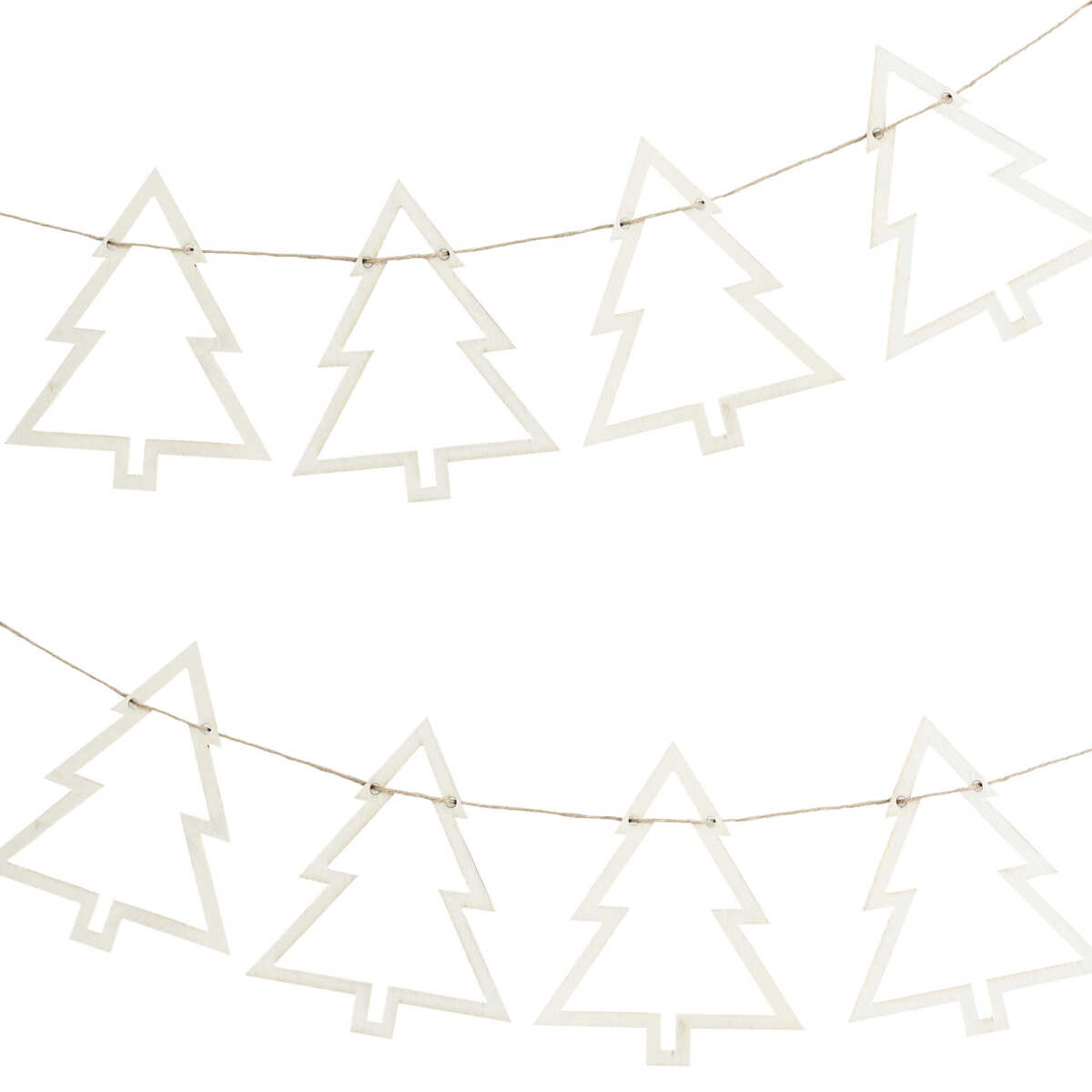 Wooden Christmas Tree Bunting - Image 2