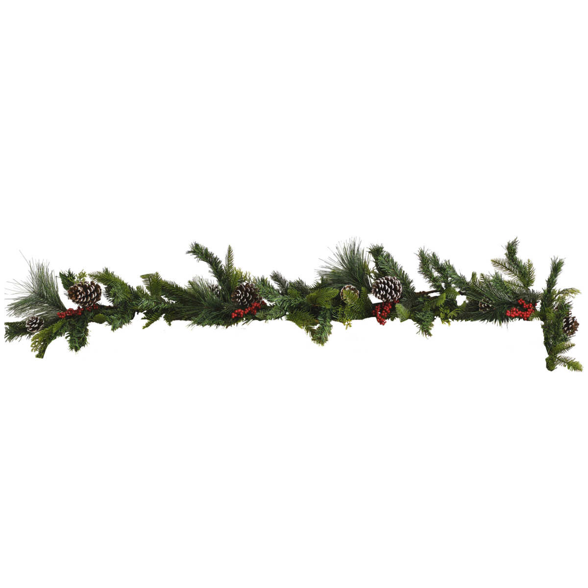Foliage and Berries Christmas Garland - Image 3