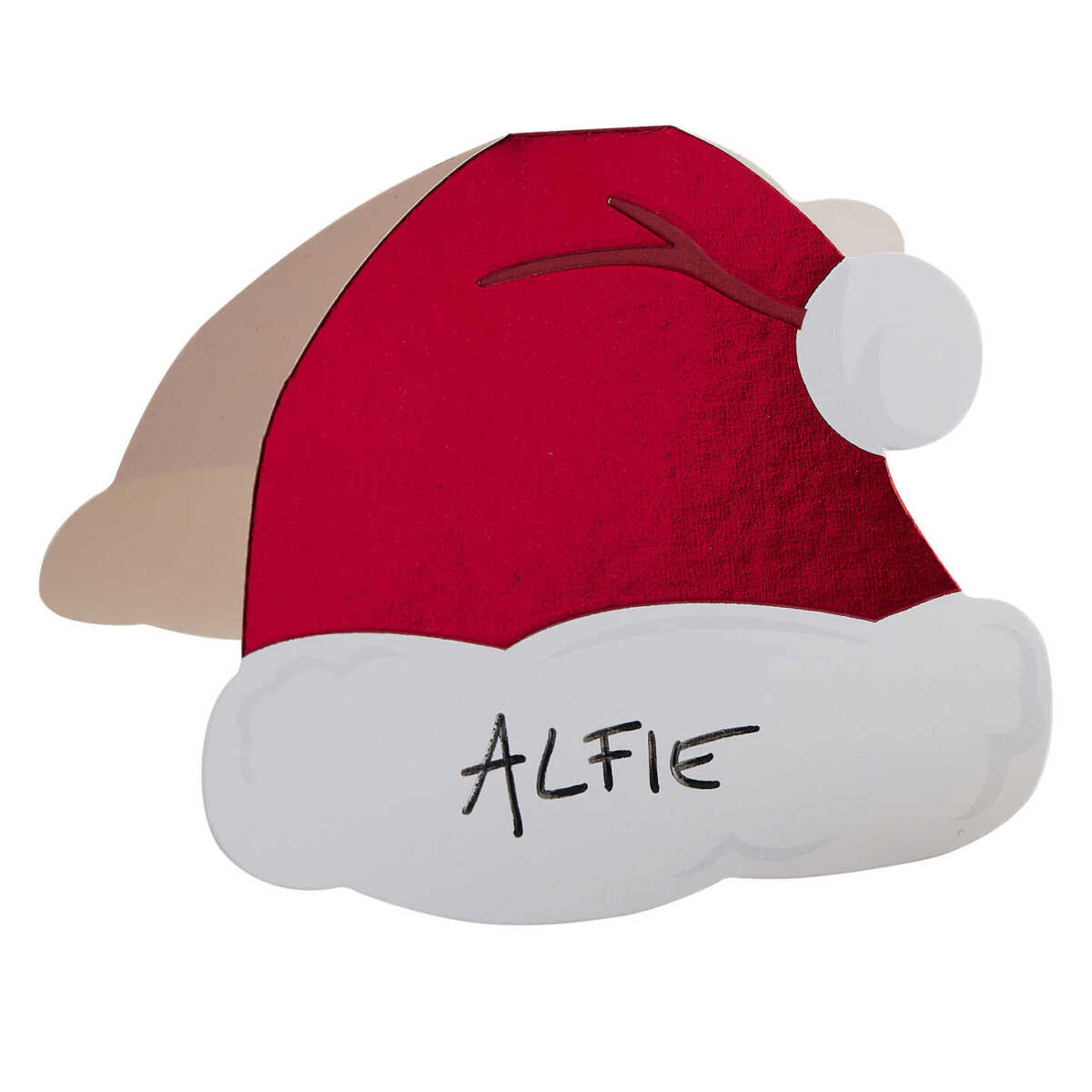 Santa Hat Christmas Place Cards - Image 2