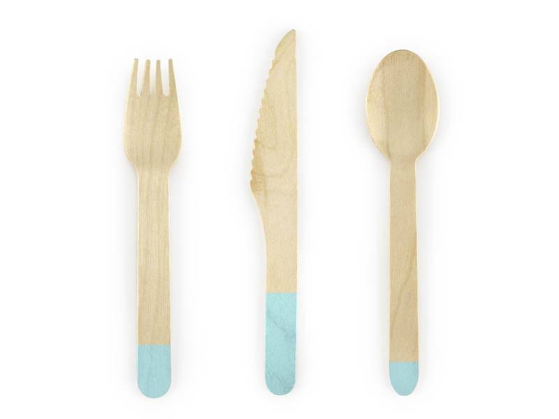 Mint Wooden Cutlery Set - Image 4