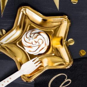Gold Stars Wooden Cutlery  Set
