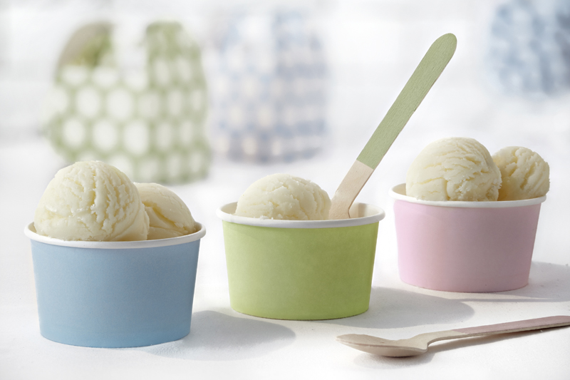 Mint, Pale Blue & Pink Mix Wooden Cutlery Set - Image 3