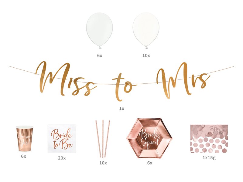 Rose Gold Hen Party - Party Decorations Set - Image 2