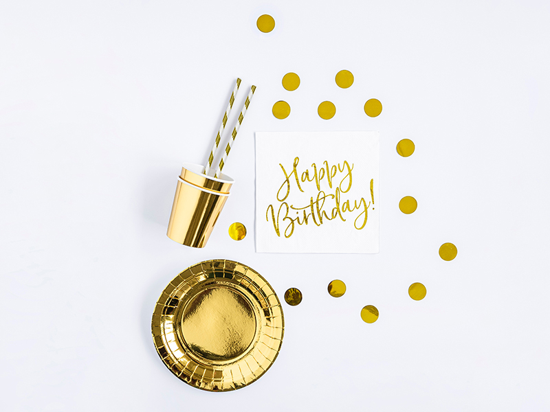 Gold Birthday - Party Decorations Set - Image 2