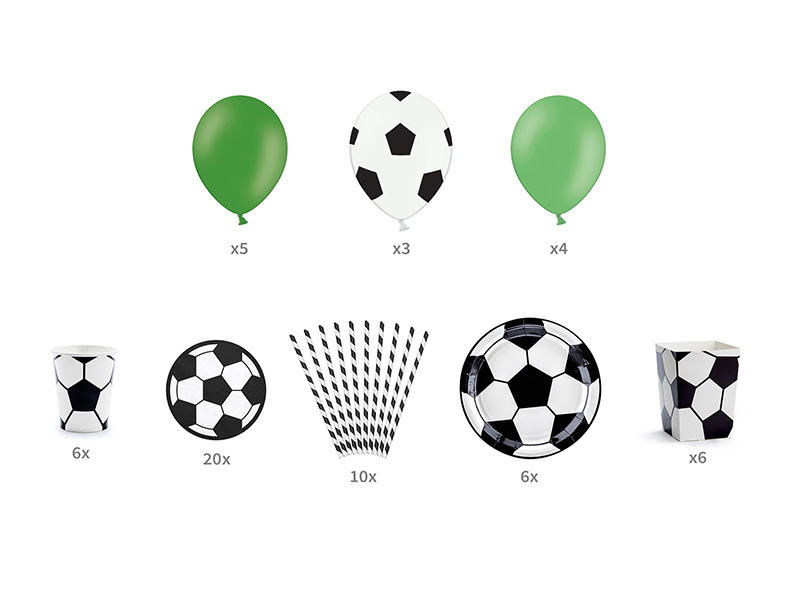 Party decorations set - Football, mix - Image 4