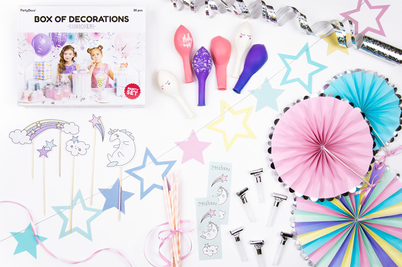 Unicorn Party Decorations Set - Image 2