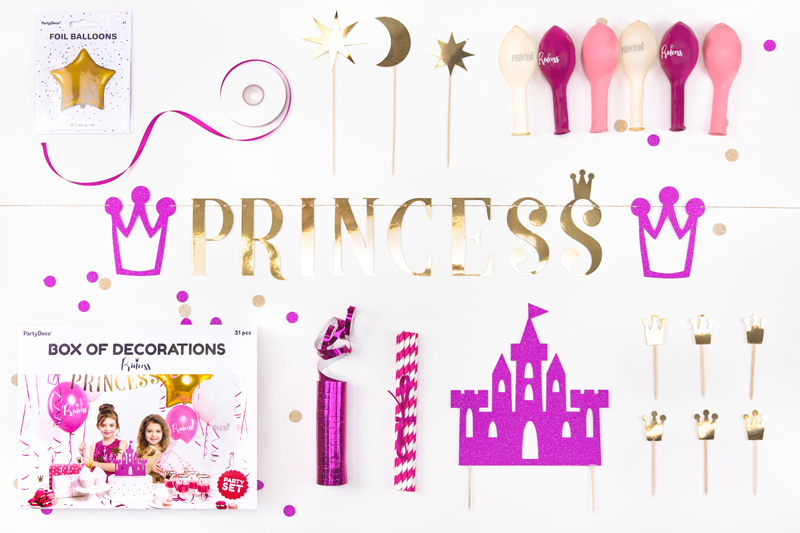 Pretty In Pink Princess Birthday - Party Decorations Set - Image 2