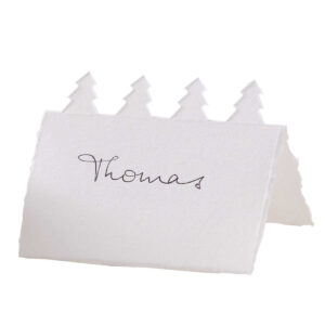 Christmas Cotton Paper Place Cards