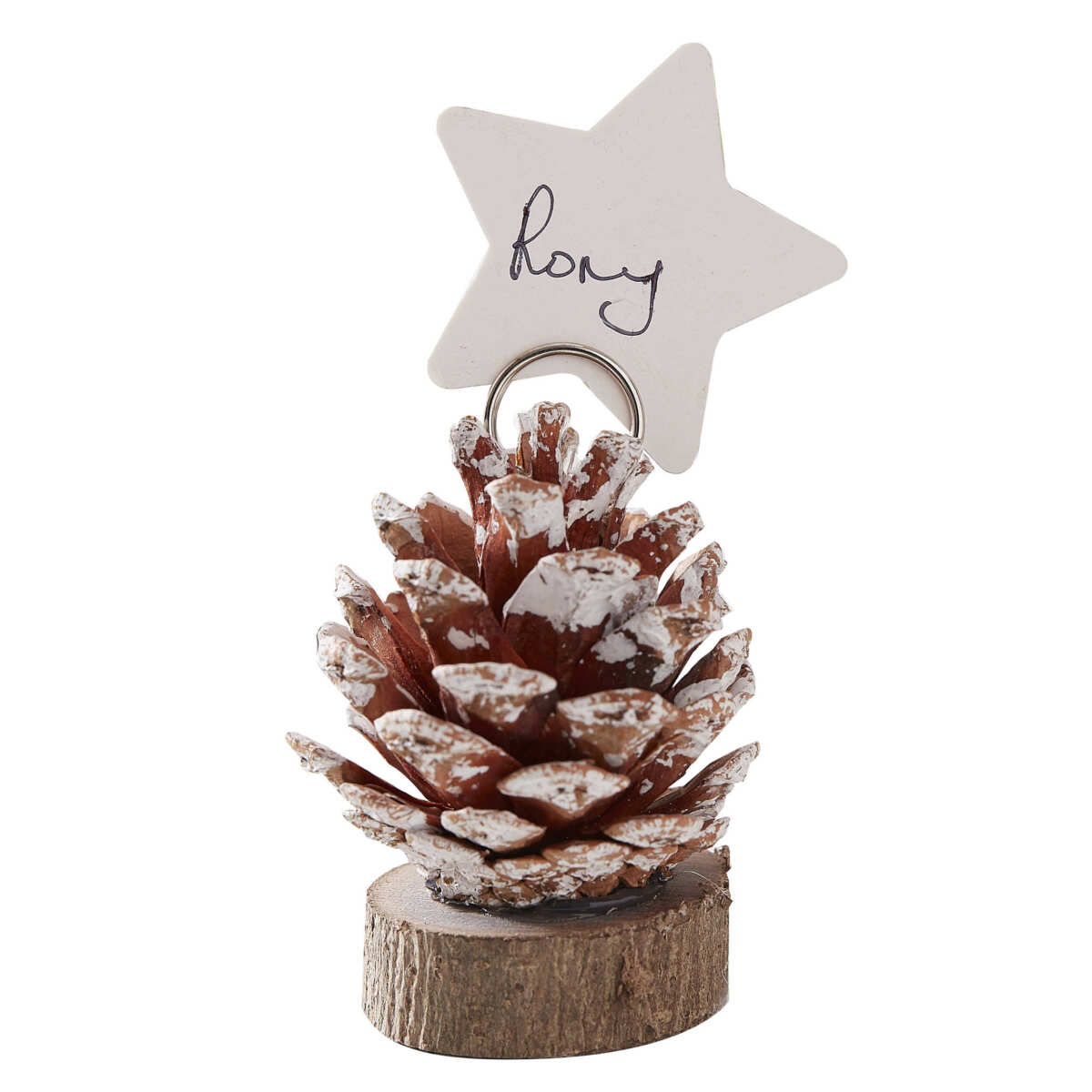 Pine Cone Christmas Place Card Holders - Image 2