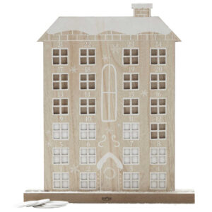 Wooden House Reusable Advent Calendar