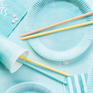 Paper straws Summer time, 19.5cm
