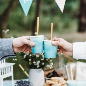 Kraft Paper straws Set