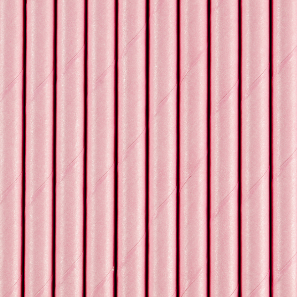 Paper Straws, light pink, 19.5cm - Image 4