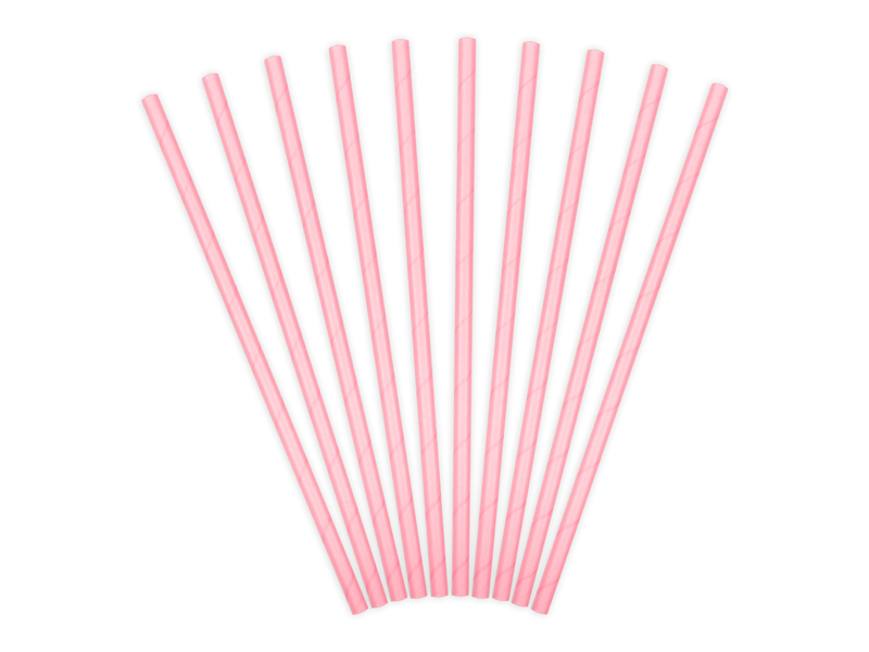 Paper Straws, light pink, 19.5cm - Image 5