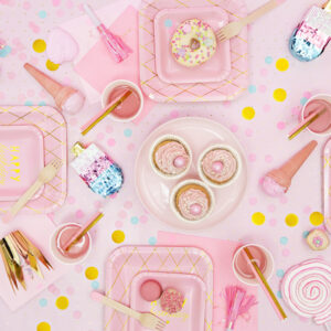 Paper Straws, light pink, 19.5cm