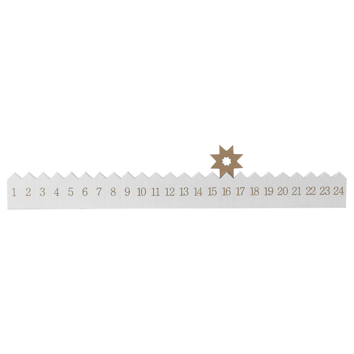 Wooden Star Reusable Advent Calendar - Image 2