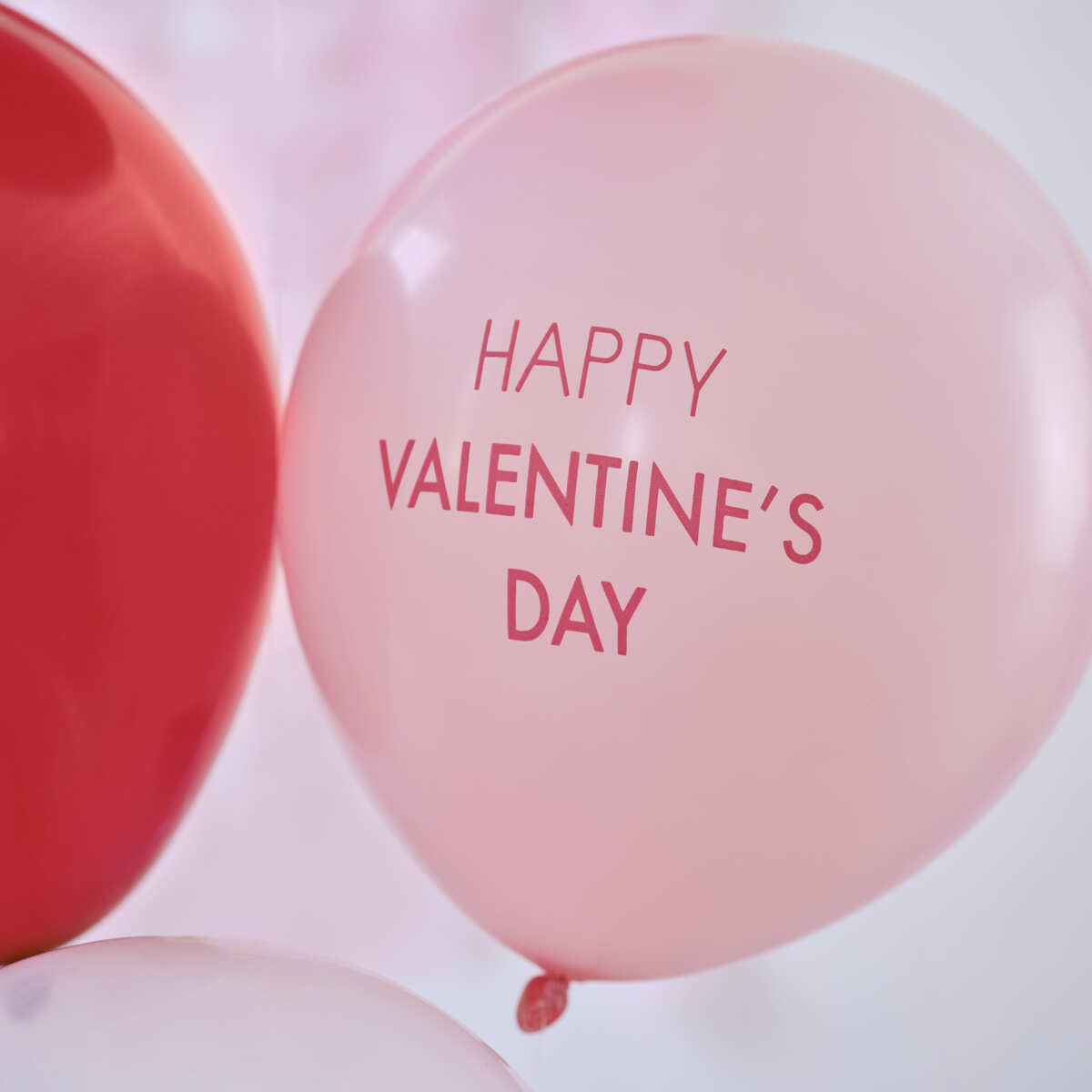 Pink, Red and Confetti Valentines Balloons Bundle - Image 4