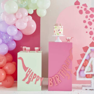 Pink Pop Out Dinosaur Paper Cup
