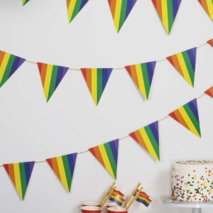 Rainbow Triangle Bunting Decoration