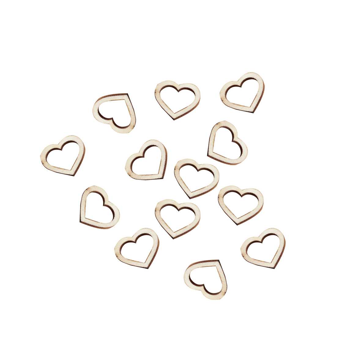Wooden Heart Table Confetti - Image 3