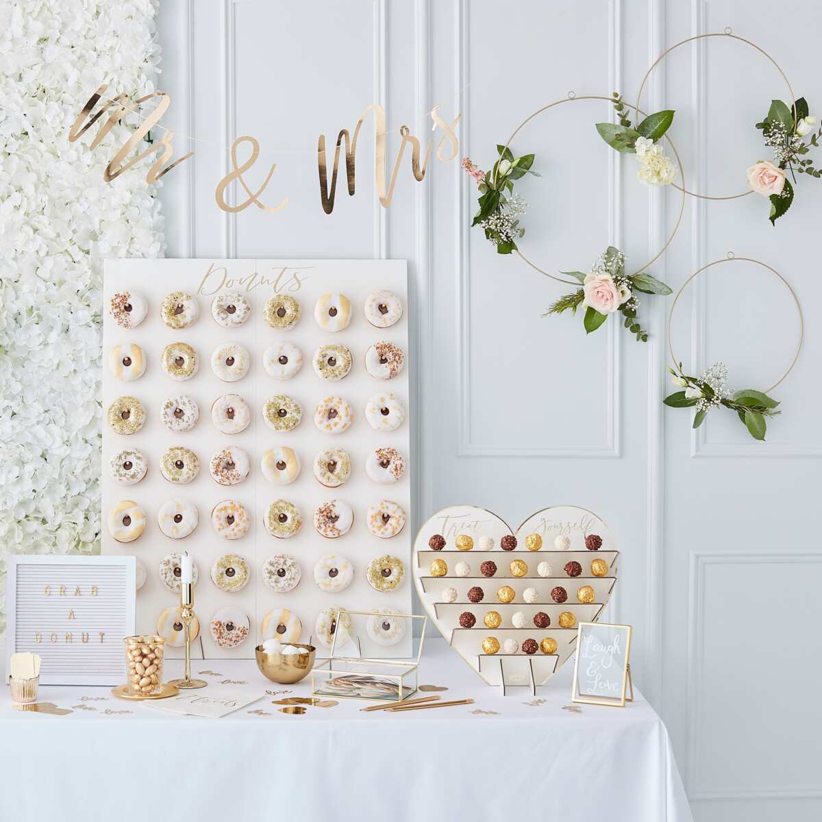 Gold Glass Trinket Wedding Guest Book Box - Image 3