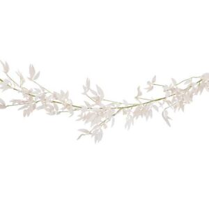 Pink Ruscus and Green Foliage Garland