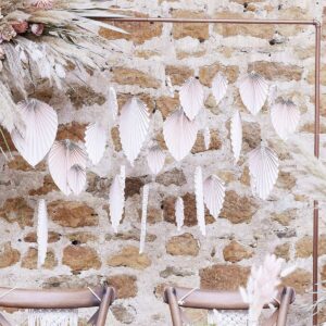 Pink Palm Spear Backdrop