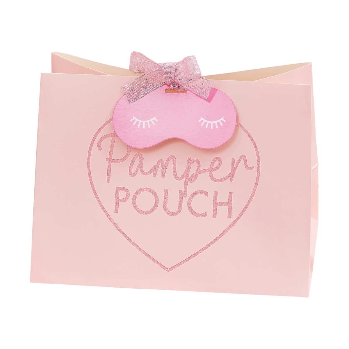 Pink Glitter Pamper Pouch Pamper Party Bag - Image 2