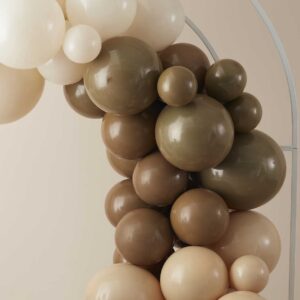 Nude and Brown Balloon Arch Kit