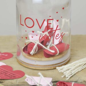 Love Notes in a Bottle Valentines Gift