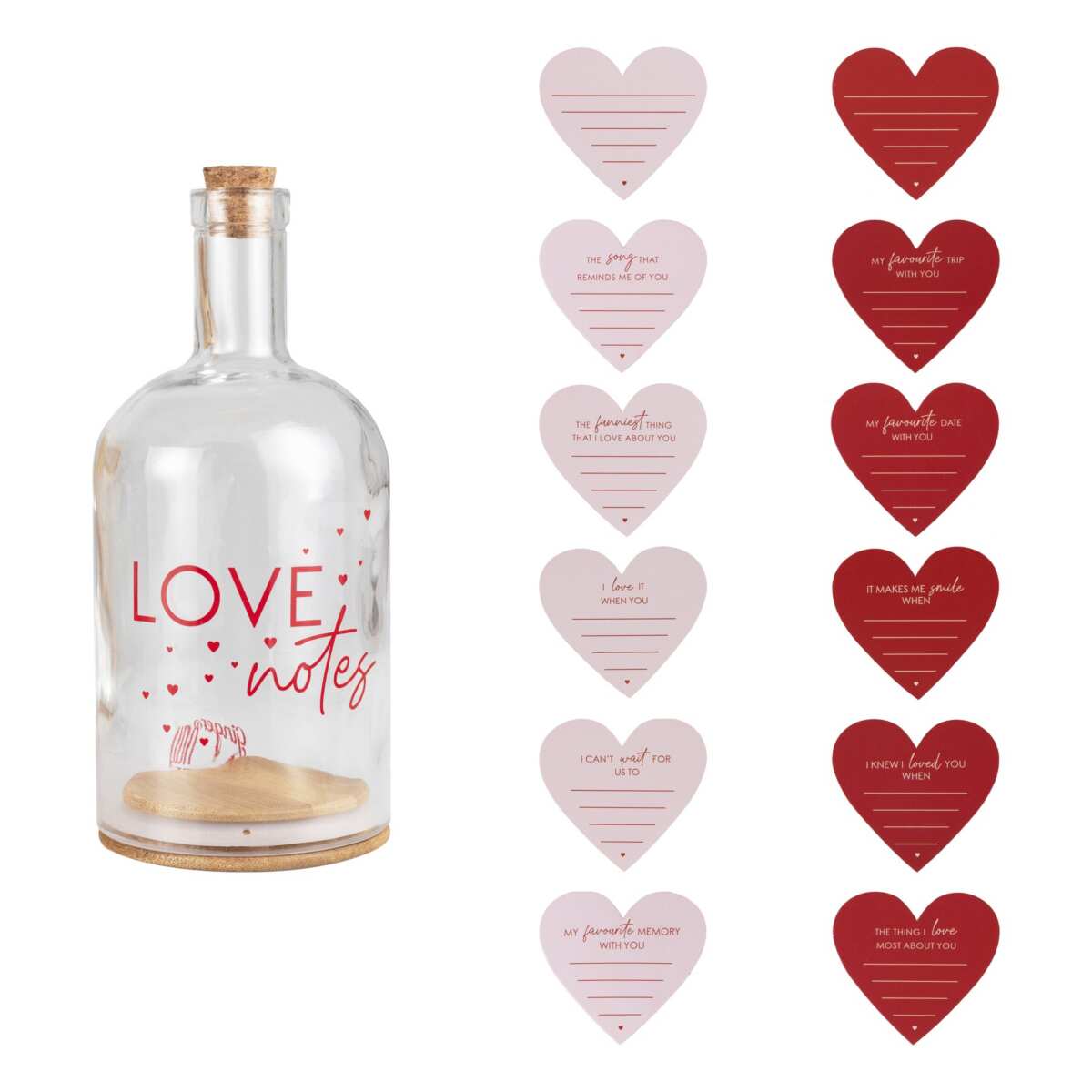 Love Notes in a Bottle Valentines Gift - Image 3