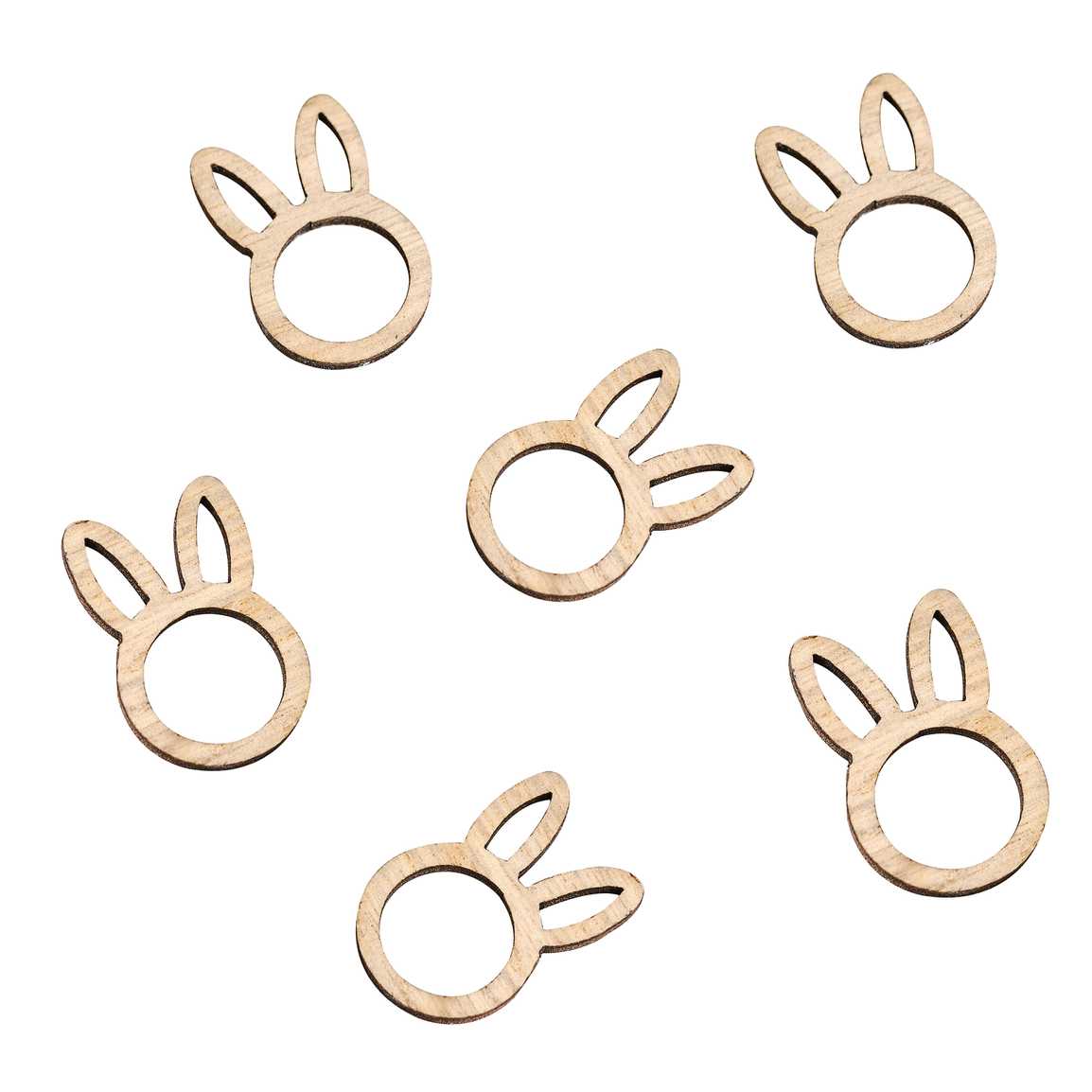 Wooden Easter Bunny Table Confetti - Image 2